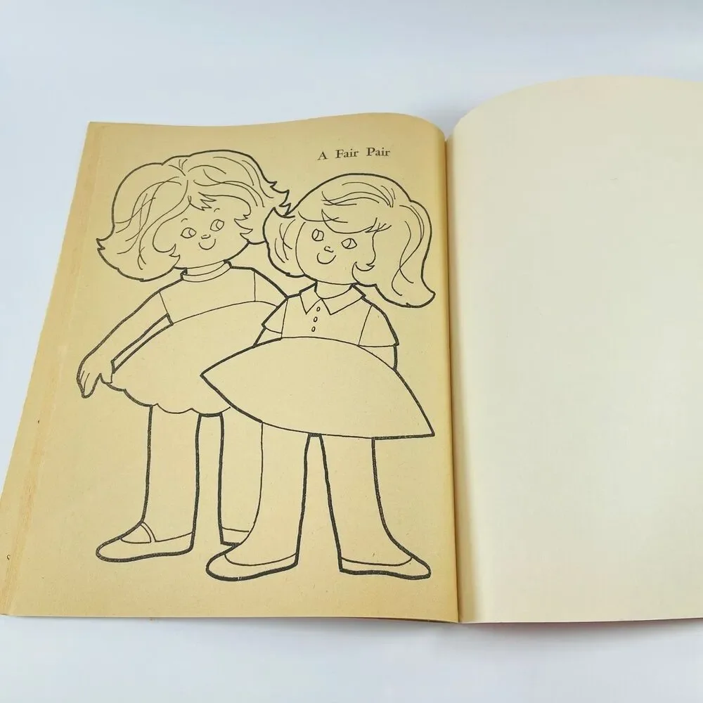 Color and Rhyme Whitman 1972 Vintage Children's Book Illustrated 1111
